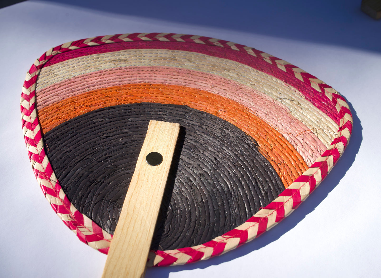 Colorful Handwoven Fan