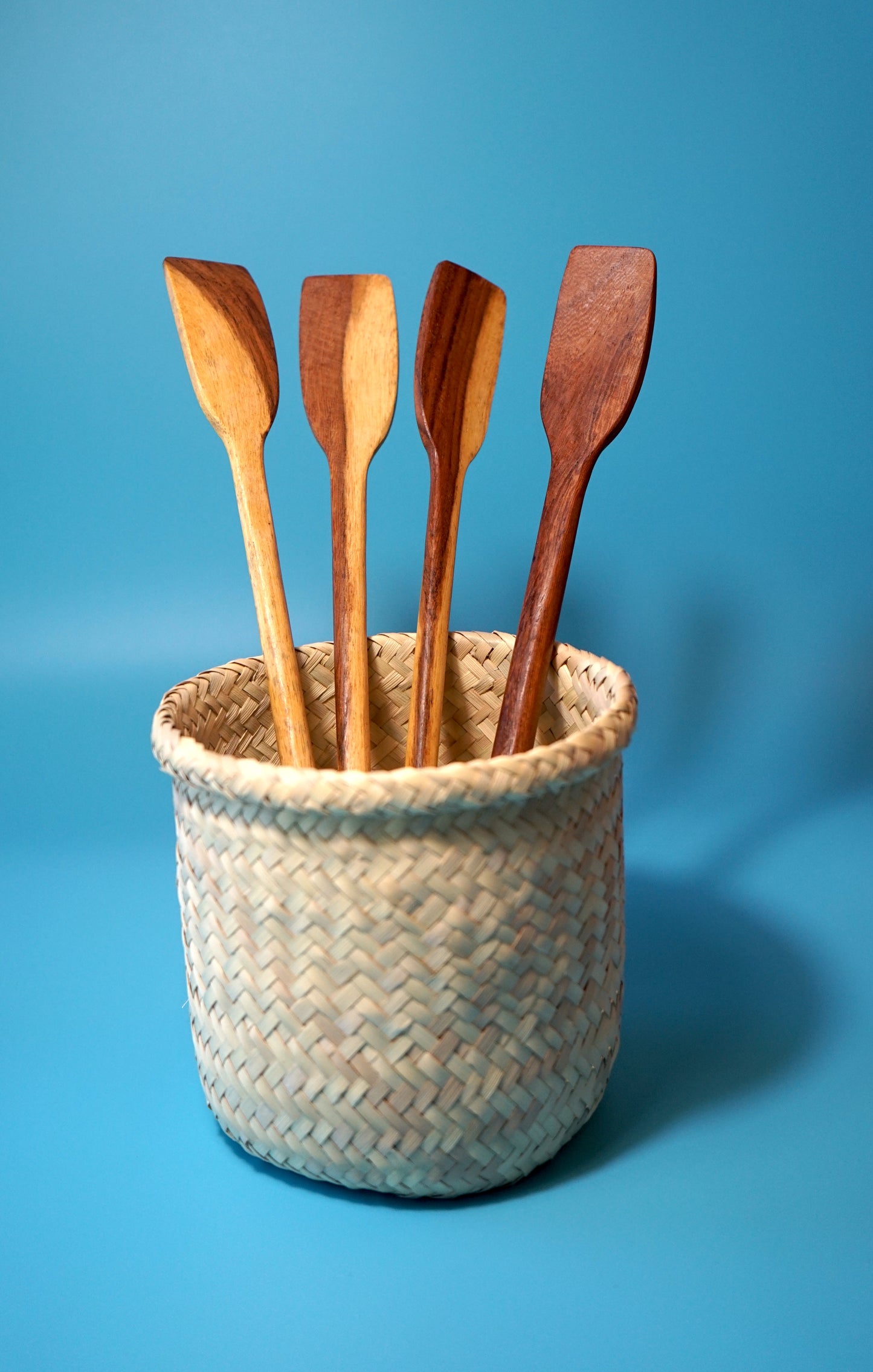 Hand-Carved Wooden Spatula
