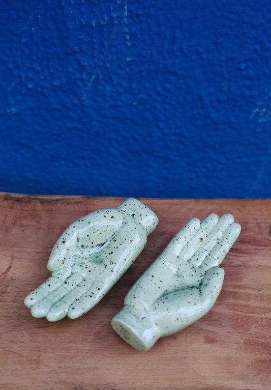 Palmistry Ceramic Hand with Incense Holder