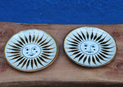 Hand Painted Ceramic Sol Plates