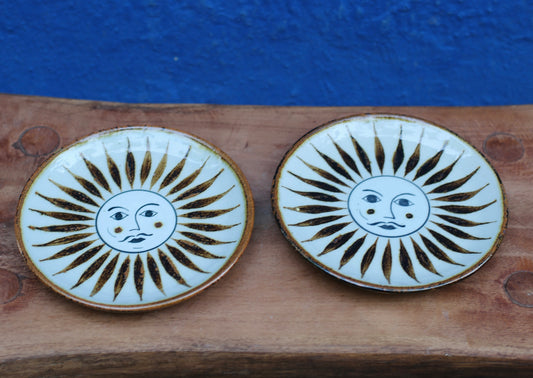 Hand Painted Ceramic Sol Plates