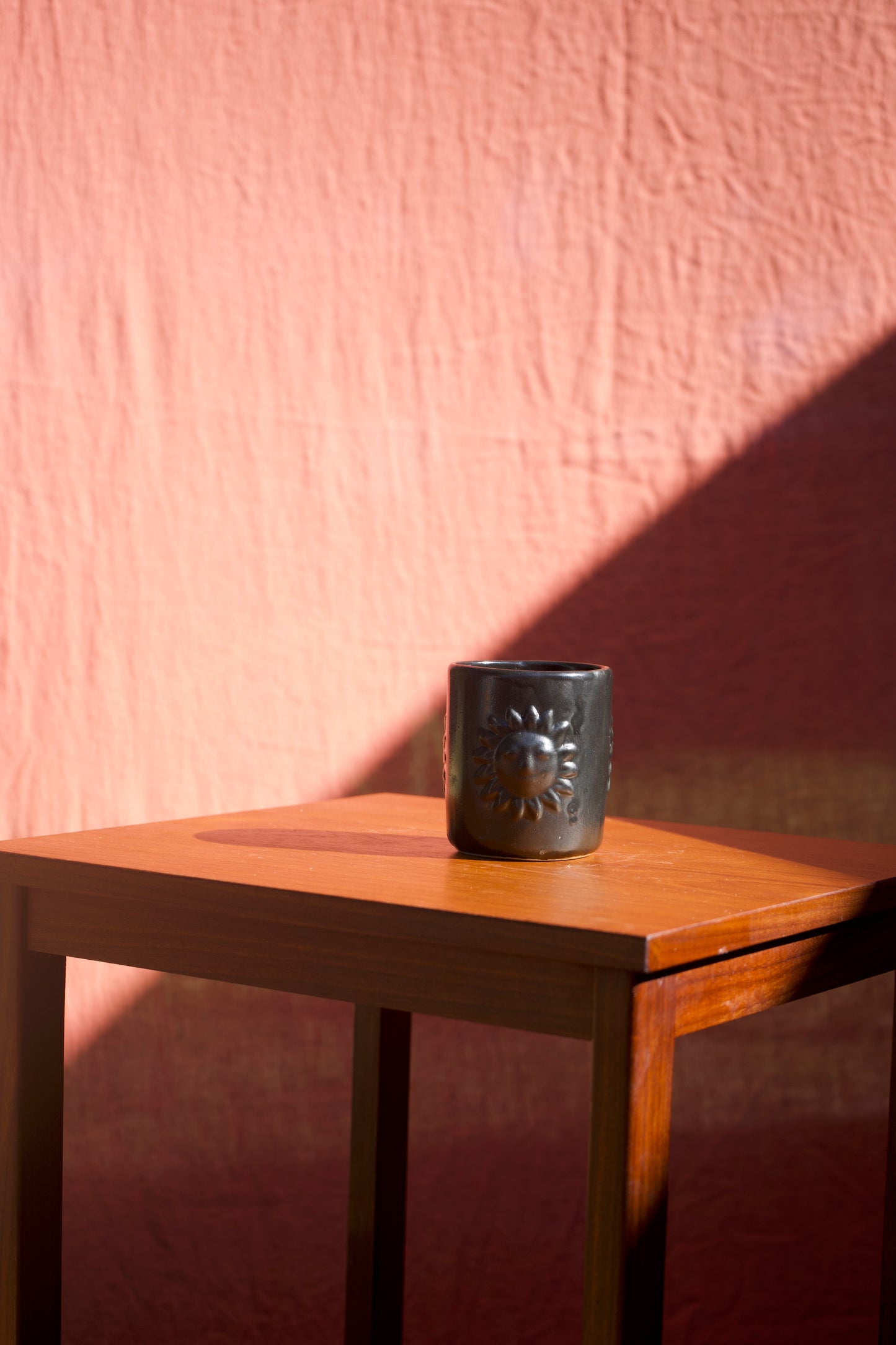 Black & White Ceramic Sun Cups - Set of Two