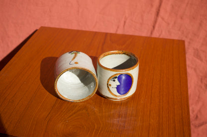 Ceramic Moon Cups - Set of Two