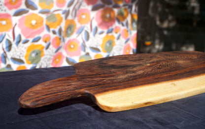 Asymmetrical Hand-Carved Serving Board