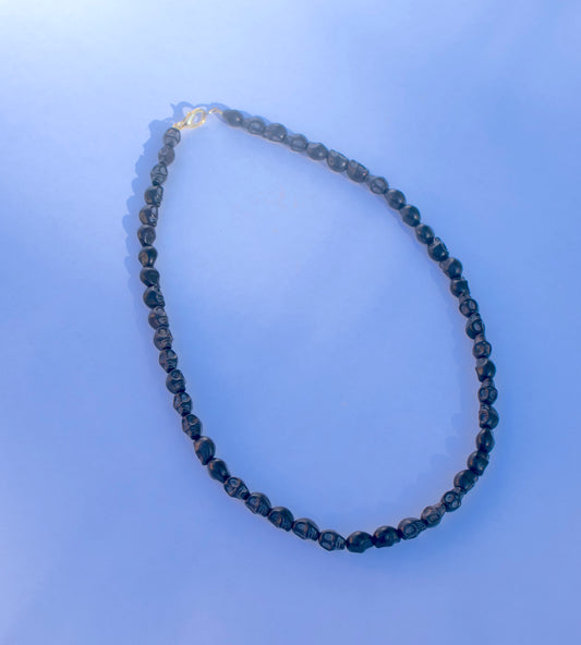Black Skull Necklace