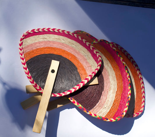 Colorful Handwoven Fans