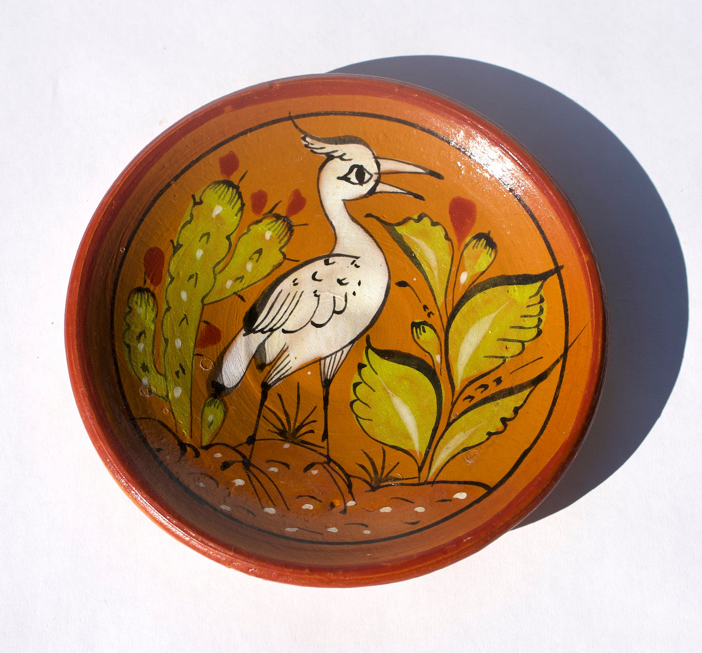 Hand Painted Decorative Plate - Medium