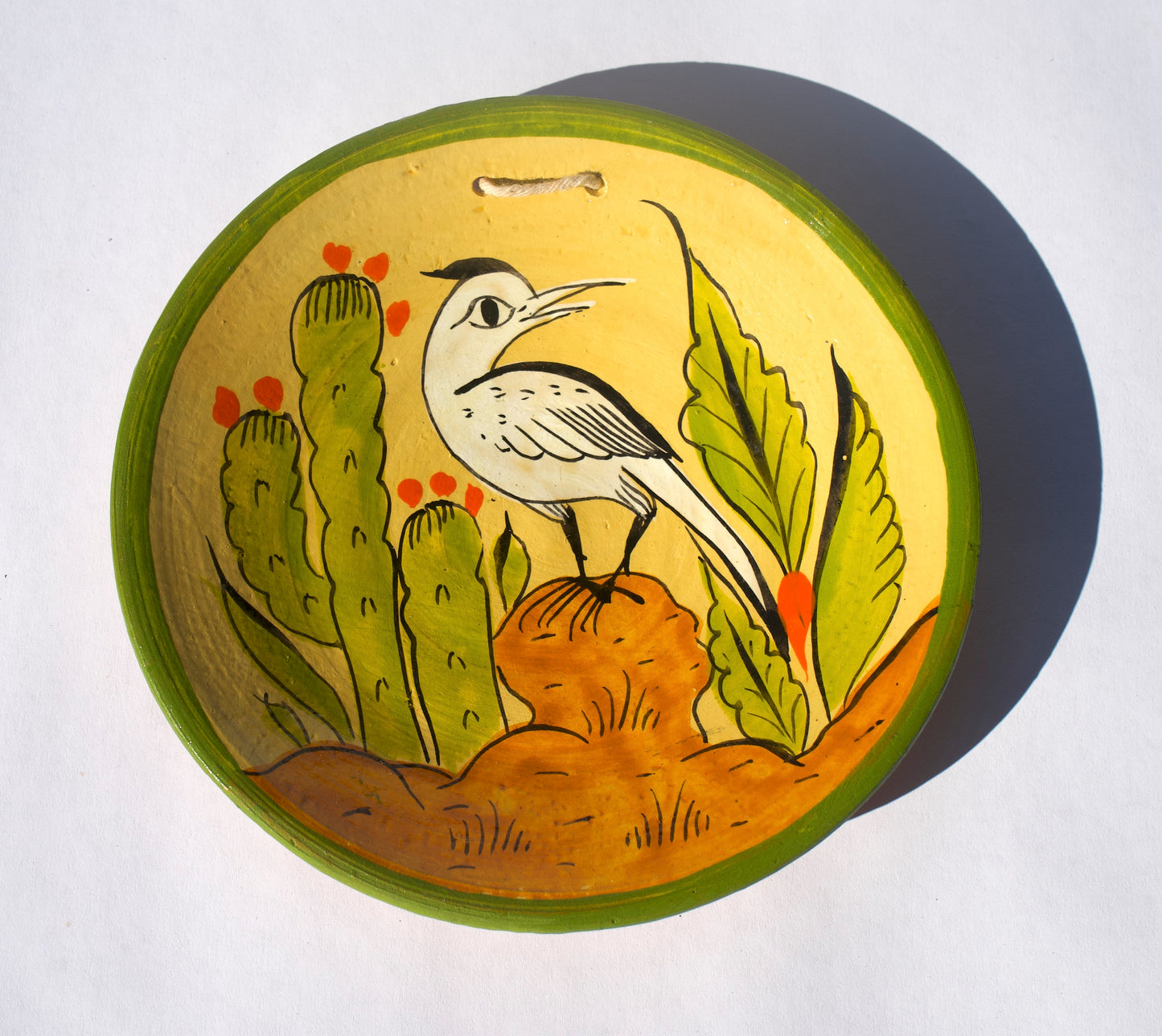 Hand Painted Decorative Plate - Medium