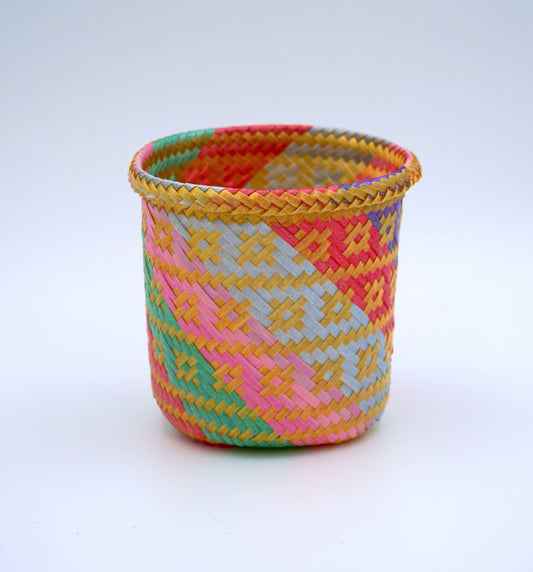 Gold Handwoven XS Basket-Planter