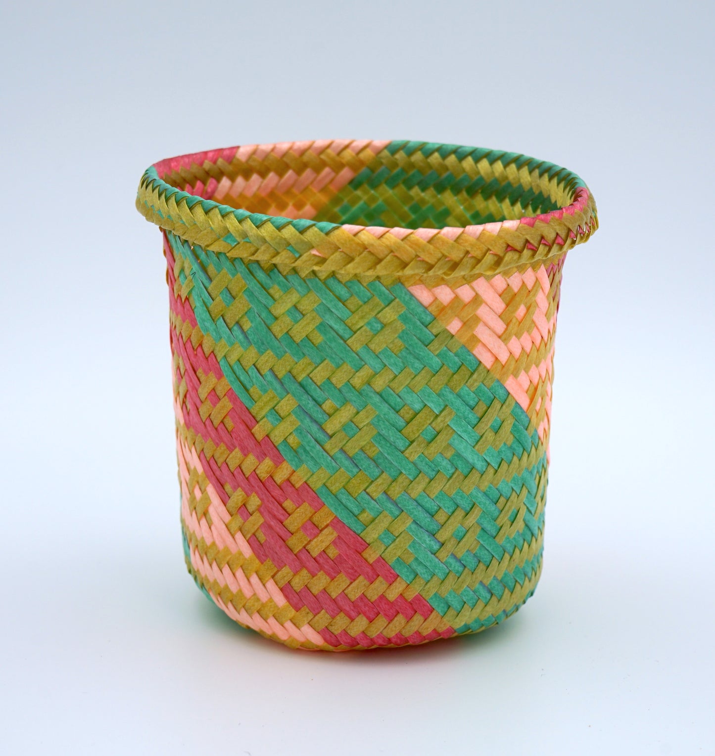 Gold Handwoven XS Basket-Planter