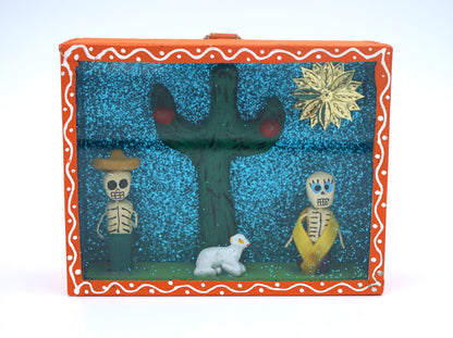 Hand-painted Nichos (Glass Shadowbox Scenes)