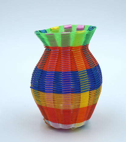 Mini Colorful Woven Vase