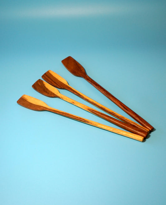 Hand-Carved Wooden Spatula