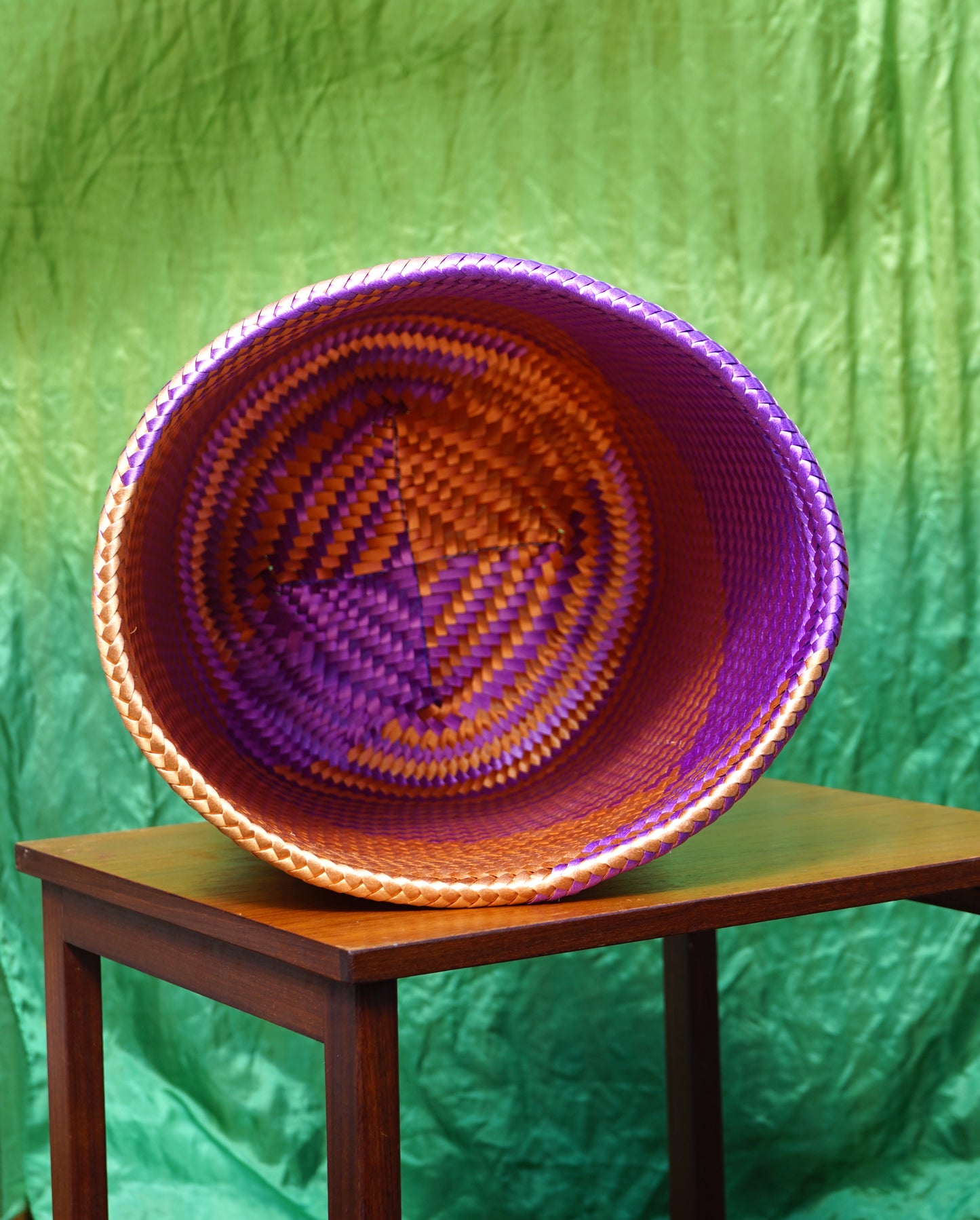 Neon Handwoven Large Basket-Planter