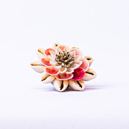 Small Handmade Shell Brooch