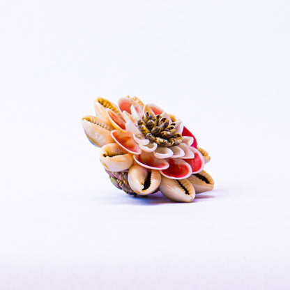 Small Handmade Shell Brooch