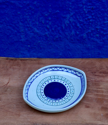 Painted Ceramic Ojo Dish