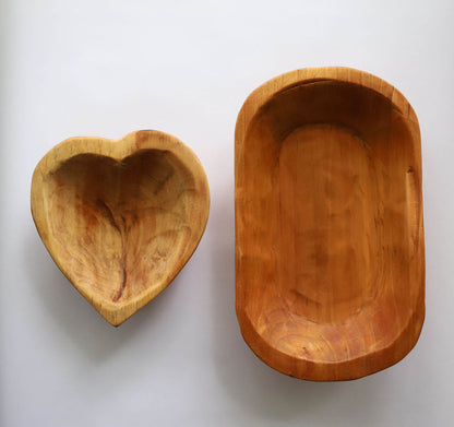 Hand Carved Corazón Wooden Bowl