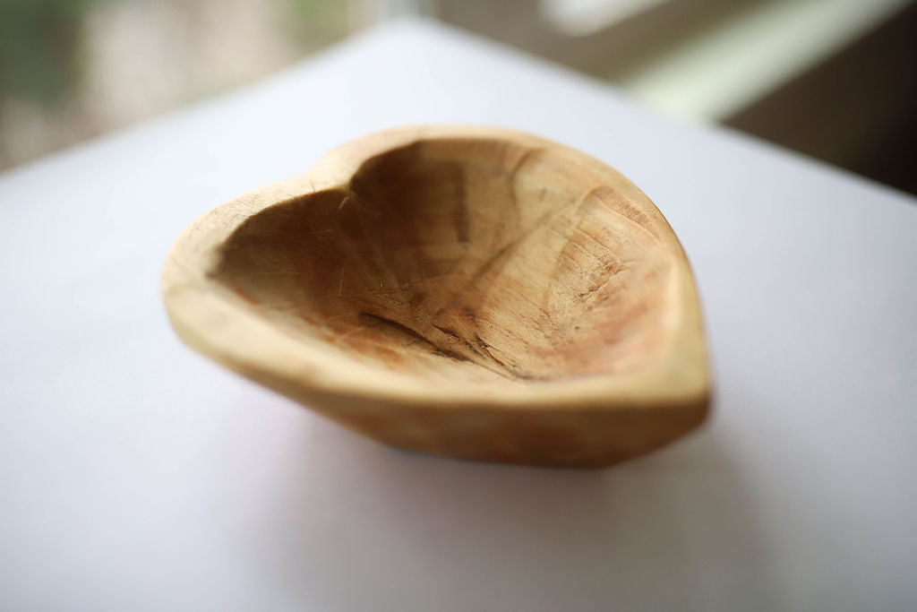 Hand Carved Corazón Wooden Bowl