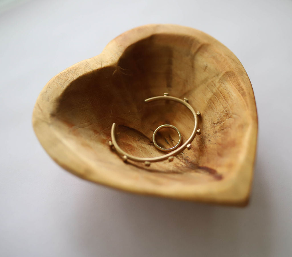 Hand Carved Corazón Wooden Bowl