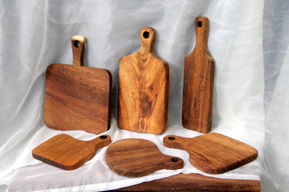 Small Hand-Carved Serving Board