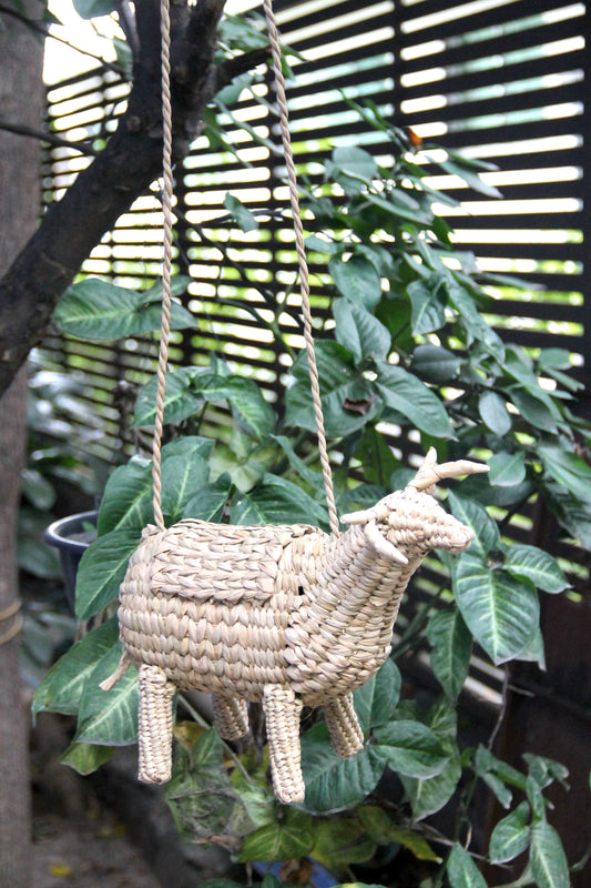 Handwoven Deer Purse