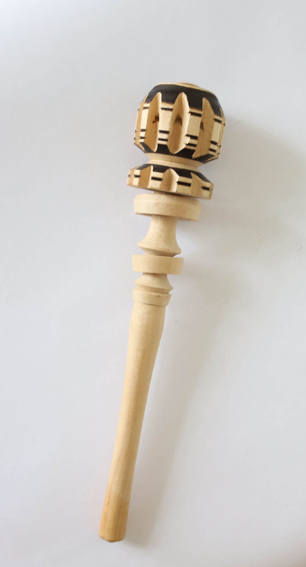 Hand Carved Wooden Whisk