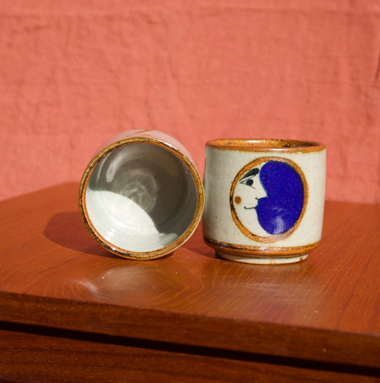 Ceramic Moon Cups - Set of Two