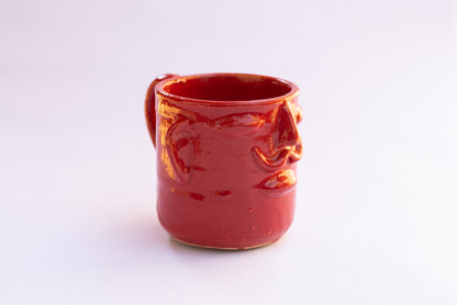 Red Mustache Mug-Planter