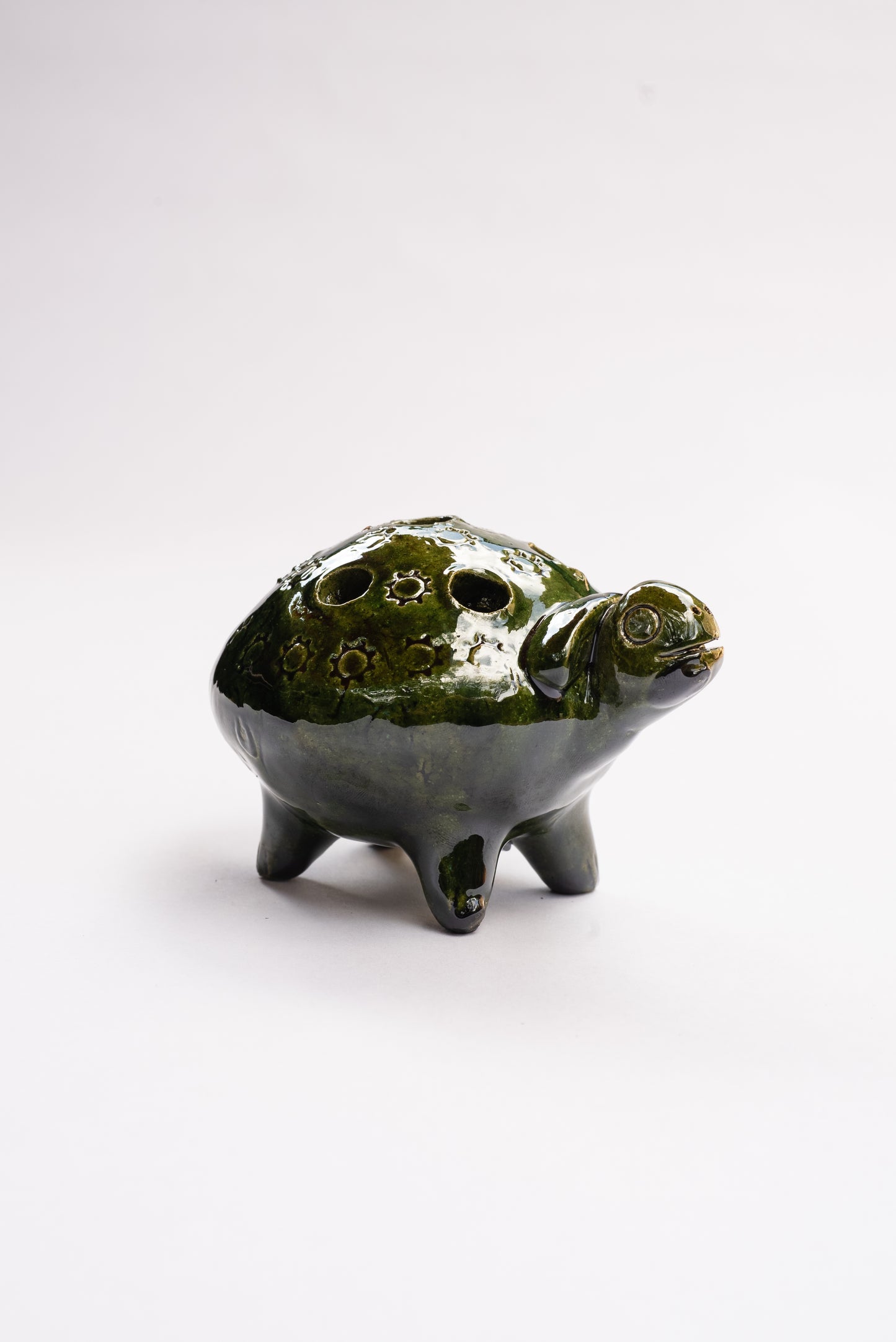 Ceramic Tortuga Toothpick Holder