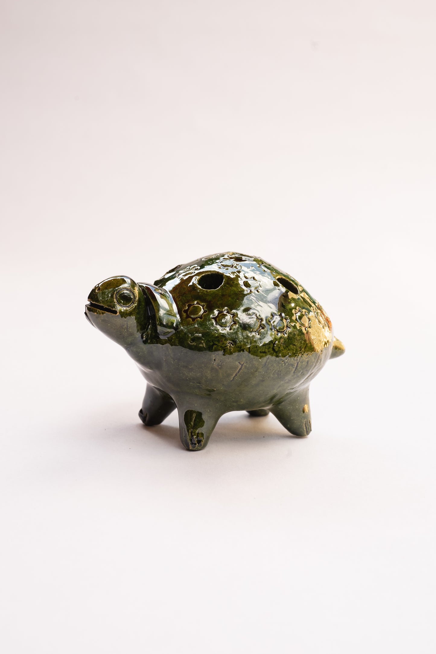 Ceramic Tortuga Toothpick Holder