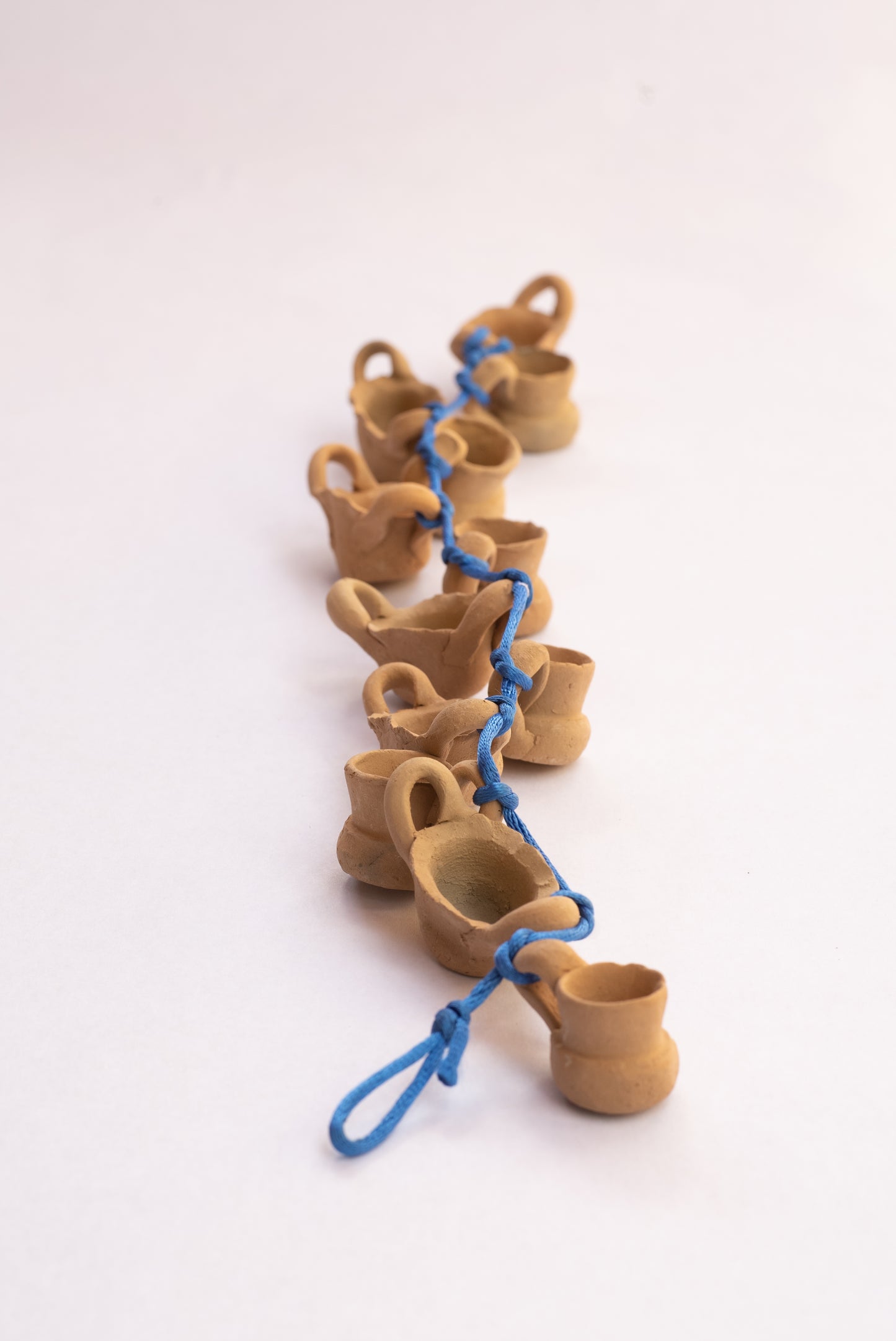 String of Clay Pots